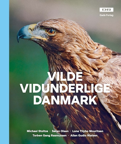 Vilde vidunderlige Danmark – omslag til lydbogen af Michael Stoltze, Lone Thybo Mouritsen, Allan Gudio Nielsen