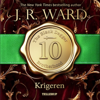 The Black Dagger Brotherhood #10: Krigeren – omslag til lydbogen af J. R. Ward