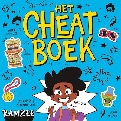 Het Cheatboek – omslag van het luisterboek van Ramzee