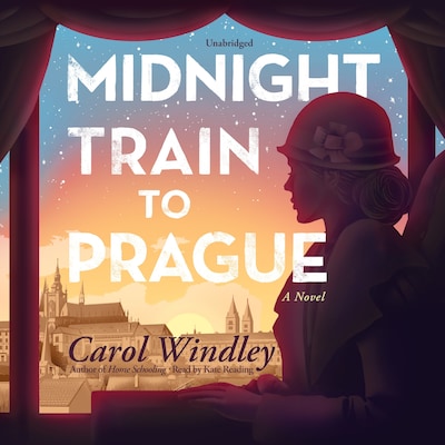 Midnight Train to Prague – omslag til lydbogen af Carol Windley