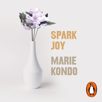 Spark Joy – omslag til lydbogen af Marie Kondo