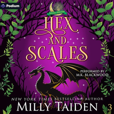 Hex and Scales – omslag til lydbogen af Milly Taiden