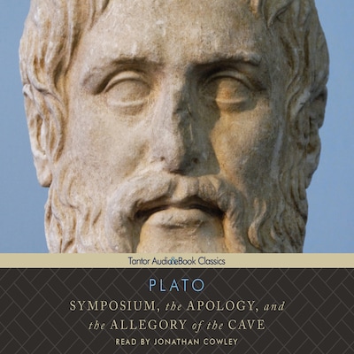 Symposium, the Apology, and the Allegory of the Cave – omslag til lydbogen af Plato