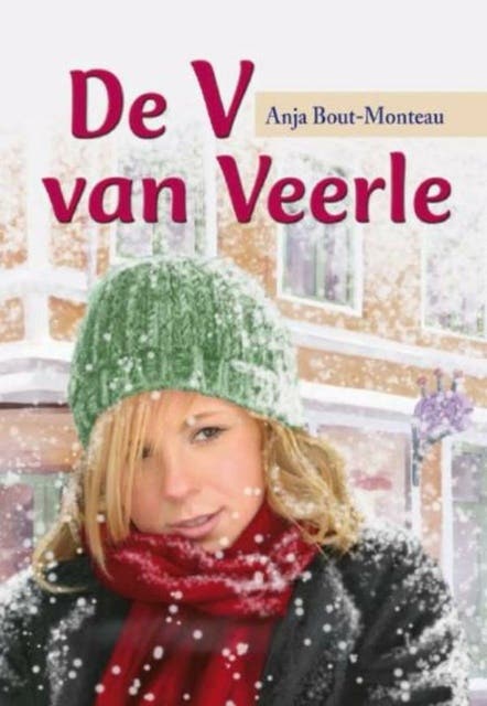 De V van Veerle – omslag van het luisterboek van Anja Bout- Monteau