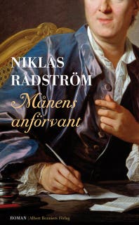 Månens anförvant – omslag till ljudboken av Niklas Rådström