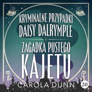 Zagadka pustego kajetu – okładka audiobooka, autor Carola Dunn
