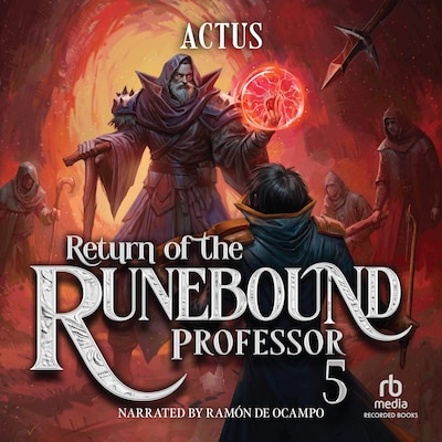 Return of the Runebound Professor 5 – omslag til lydbogen af Actus