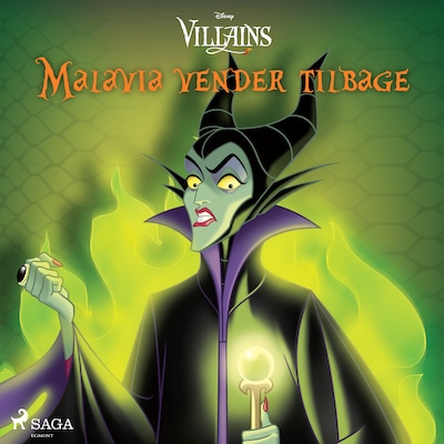 Tornerose - Malavia vender tilbage – omslag til lydbogen af Disney