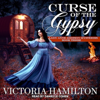 Curse of the Gypsy – omslag til lydbogen af Victoria Hamilton