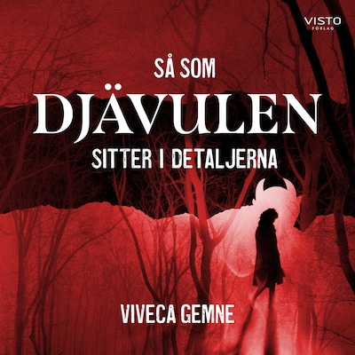 Så som Djävulen sitter i detaljerna – omslag till ljudboken av Viveca Gemne