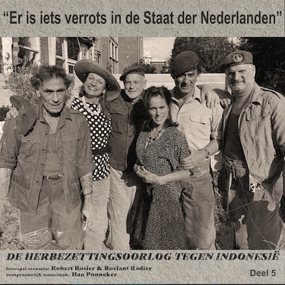 “Er is iets verrots in de Staat der Nederlanden” – omslag van het luisterboek van Robert Rosier, Roelant Radier