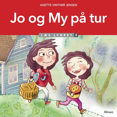 Jo og My på tur, Læs lydret 2 – omslag til lydbogen af Anette Vinther Jensen