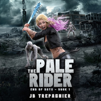 The Pale Rider – omslag til lydbogen af JB Trepagnier