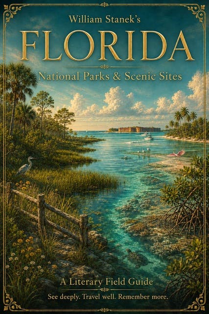 William Stanek's Florida: A Literary Field Guide to Florida National Parks & Scenic Sites – omslag til lydbogen af The Editors Of Our American National Parks