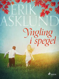 Yngling i spegel – omslag till ljudboken av Erik Asklund