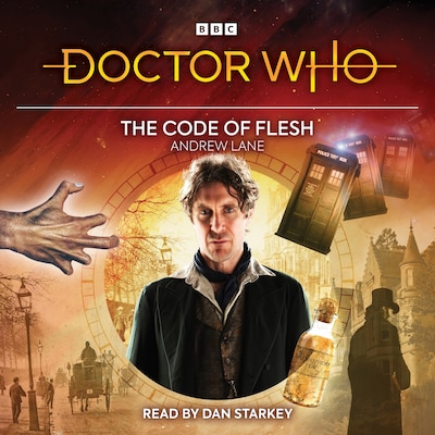 Doctor Who: The Code of Flesh – omslag til lydbogen af Andrew Lane