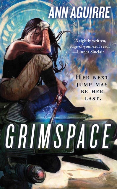 Grimspace – omslag til lydbogen af Ann Aguirre