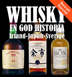 Whisky en god historia - Irland, Japan och Sverige