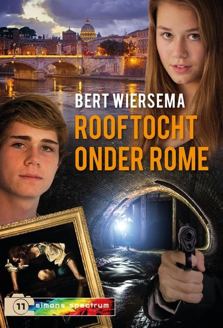Rooftocht onder Rome – omslag van het luisterboek van Bert Wiersema