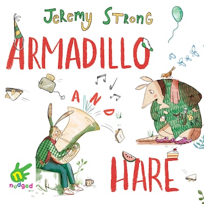 Armadillo and Hare – omslag til lydbogen af Jeremy Strong