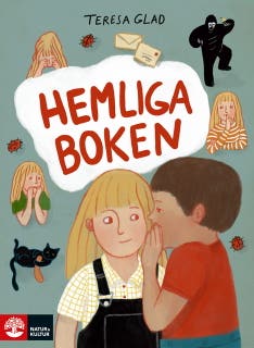 Hemliga boken – omslag till ljudboken av Teresa Glad