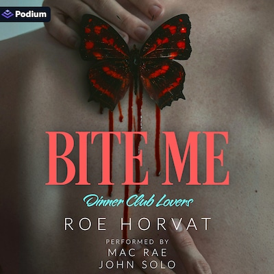 Bite Me – omslag til lydbogen af Roe Horvat
