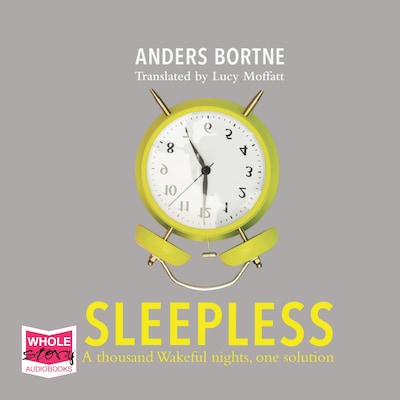 Sleepless – omslag til lydbogen af Anders Bortne