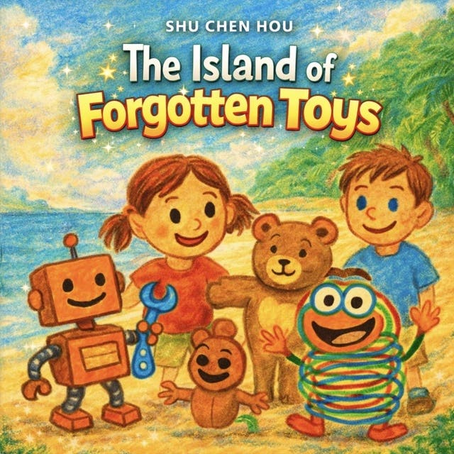 The Island of Forgotten Toys: A Heartwarming Story About Love, Belonging, and Second Chances – omslag til lydbogen af Shu Chen Hou