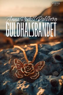 Guldhalsbandet – omslag till ljudboken av Anna Rodell Dahlberg