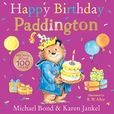 Happy Birthday, Paddington – omslag til lydbogen af Michael Bond, Karen Jankel