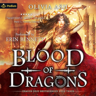 Blood of Dragons – omslag til lydbogen af Olivia Ash