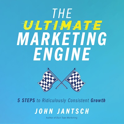 The Ultimate Marketing Engine – omslag til lydbogen af John Jantsch