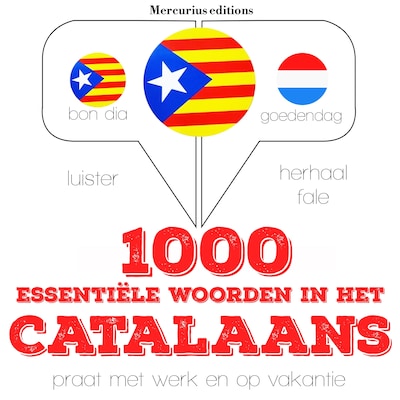 1000 essentiële woorden in het Catalaans – omslag van het luisterboek van JM Gardner