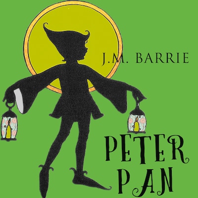 Peter Pan – omslag til lydbogen af James Matthew Barrie