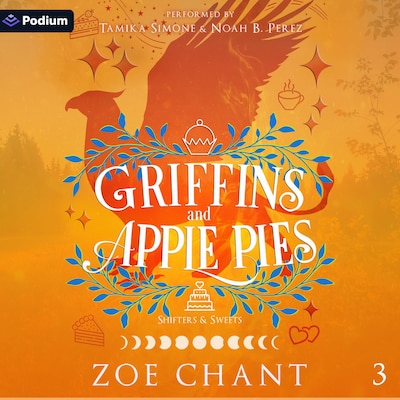 Griffins and Apple Pies – omslag til lydbogen af Zoe Chant
