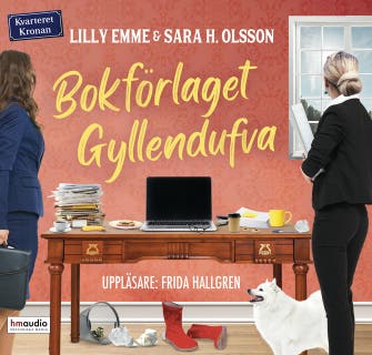 Bokförlaget Gyllendufva – omslag till ljudboken av Lilly Emme,Sara H. Olsson