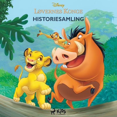 Disney: Løvernes Konge - Historiesamling – omslag til lydbogen af Disney