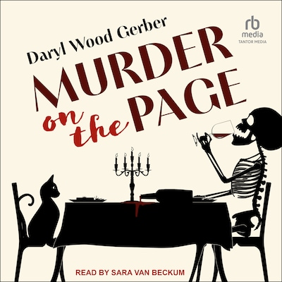 Murder on the Page – omslag til lydbogen af Daryl Wood Gerber