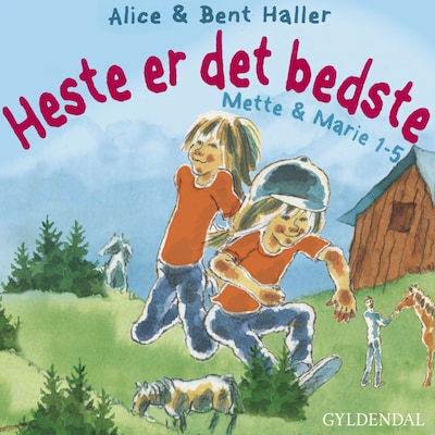 Heste er det bedste – omslag til lydbogen af Bent Haller