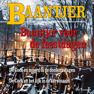 Baantjer voor de feestdagen – omslag van het luisterboek van Baantjer