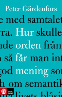 Hur orden får mening – omslag till ljudboken av Peter Gärdenfors