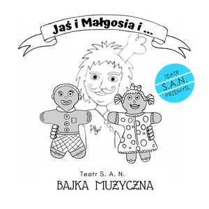 Jaś i Małgosia i … – okładka audiobooka, autor Jakub Prachowski, Rafał Paśko