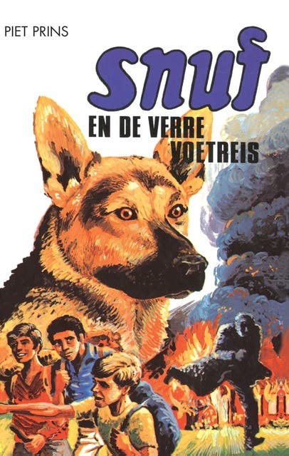 Snuf en de verre voetreis – omslag van het luisterboek van Piet Prins