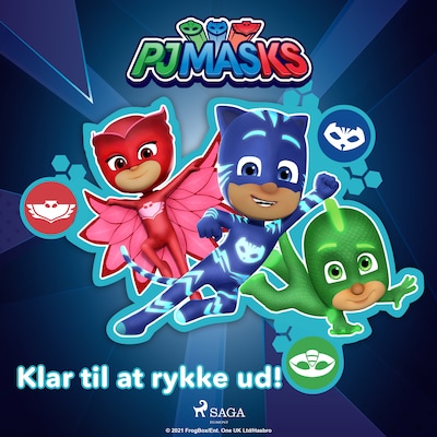 Pyjamasheltene - Klar til at rykke ud! – omslag til lydbogen af eOne