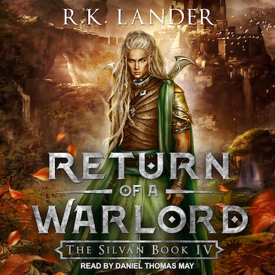 Return of a Warlord – omslag til lydbogen af R.K. Lander