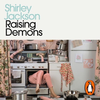 Raising Demons – omslag til lydbogen af Shirley Jackson