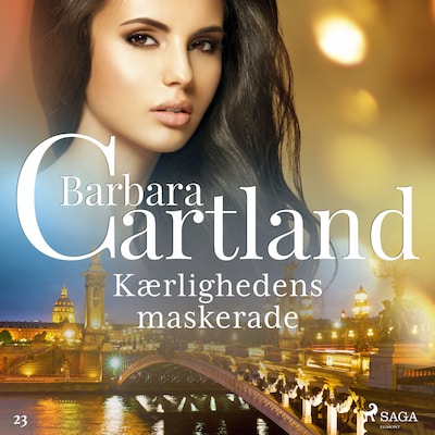 Kærlighedens maskerade – omslag til lydbogen af Barbara Cartland
