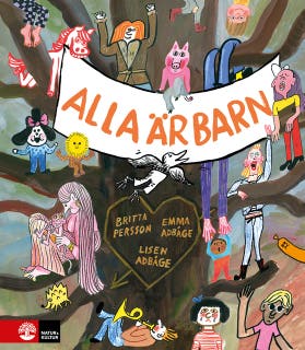 Alla är barn – omslag till ljudboken av Britta Persson