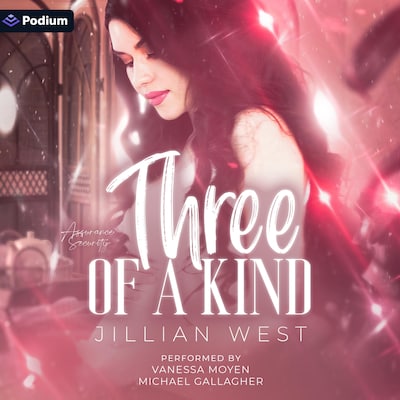 Three of a Kind – omslag til lydbogen af Jillian West