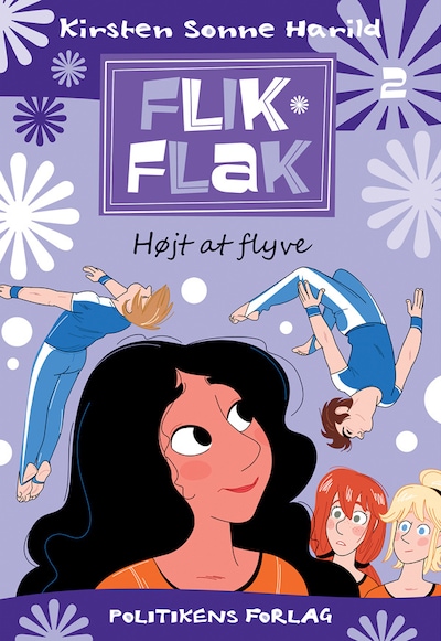 Højt at flyve – omslag til lydbogen af Kirsten Sonne Harild